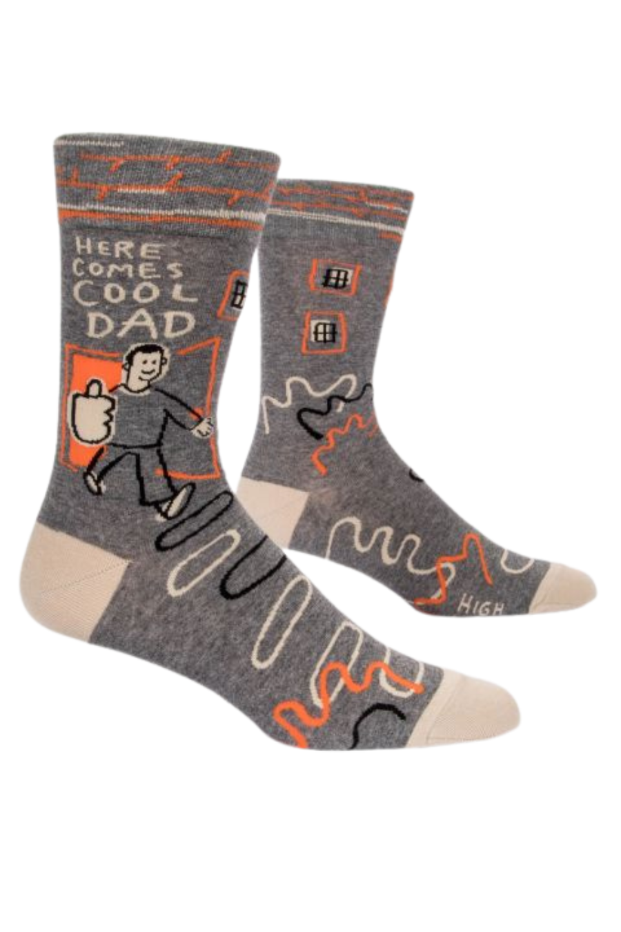 Men's Blue Q Crew Socks