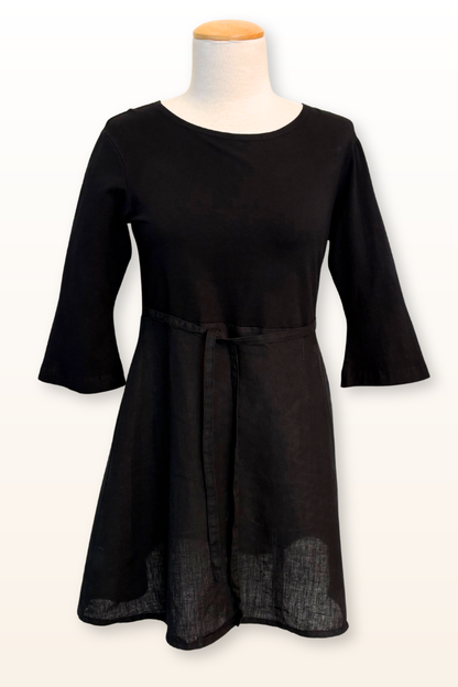 Iris Tunic in Jersey and Light Linen