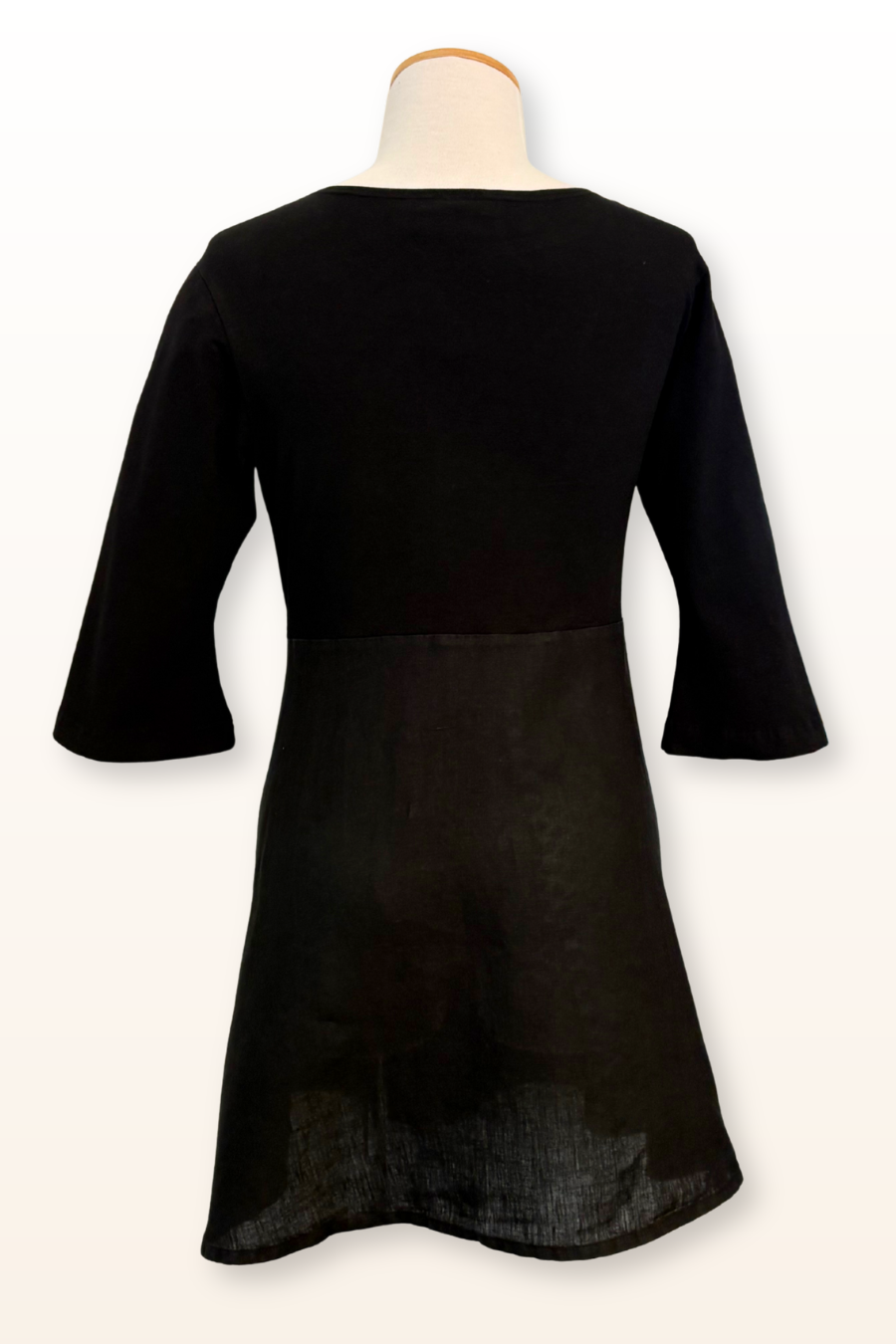 Iris Tunic in Jersey and Light Linen