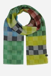 Optic Checks Oblong Scarf