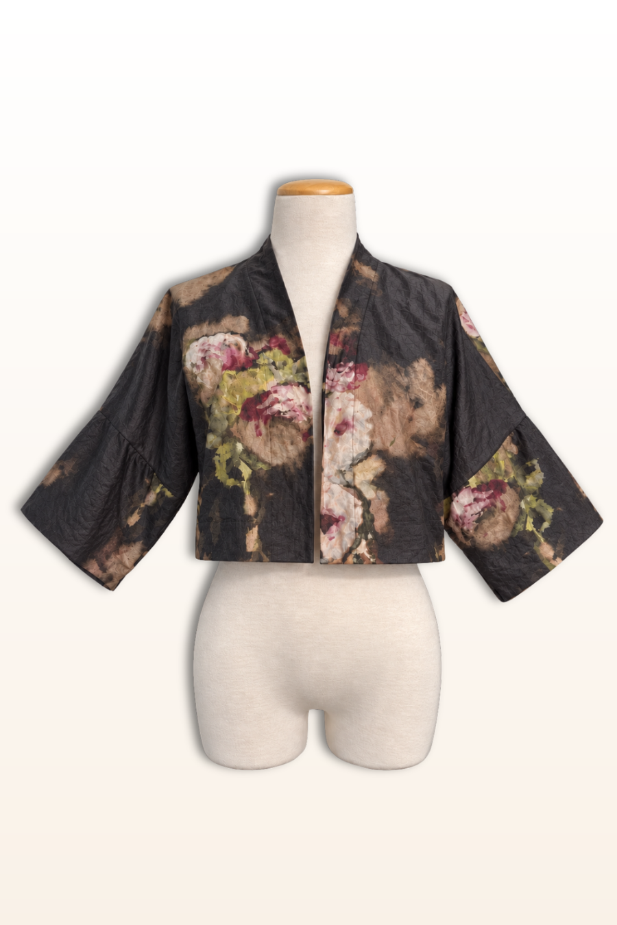 Lotus Cardigan in Fiore Memory Crunch Taffeta