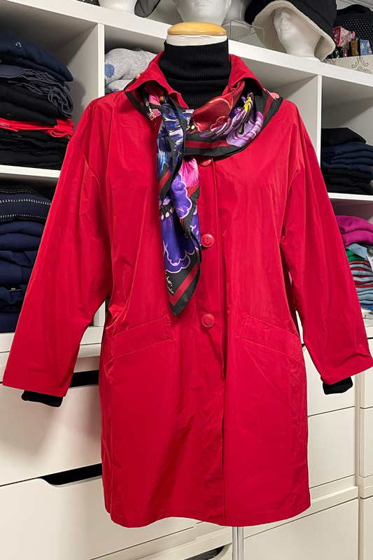 Katherine "Car Coat" in Crunch Fabric