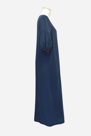 Lanterna Maxi Dress in Indaco Viscose