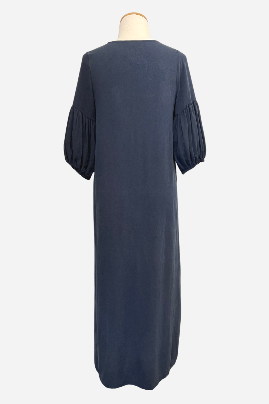 Lanterna Maxi Dress in Indaco Viscose