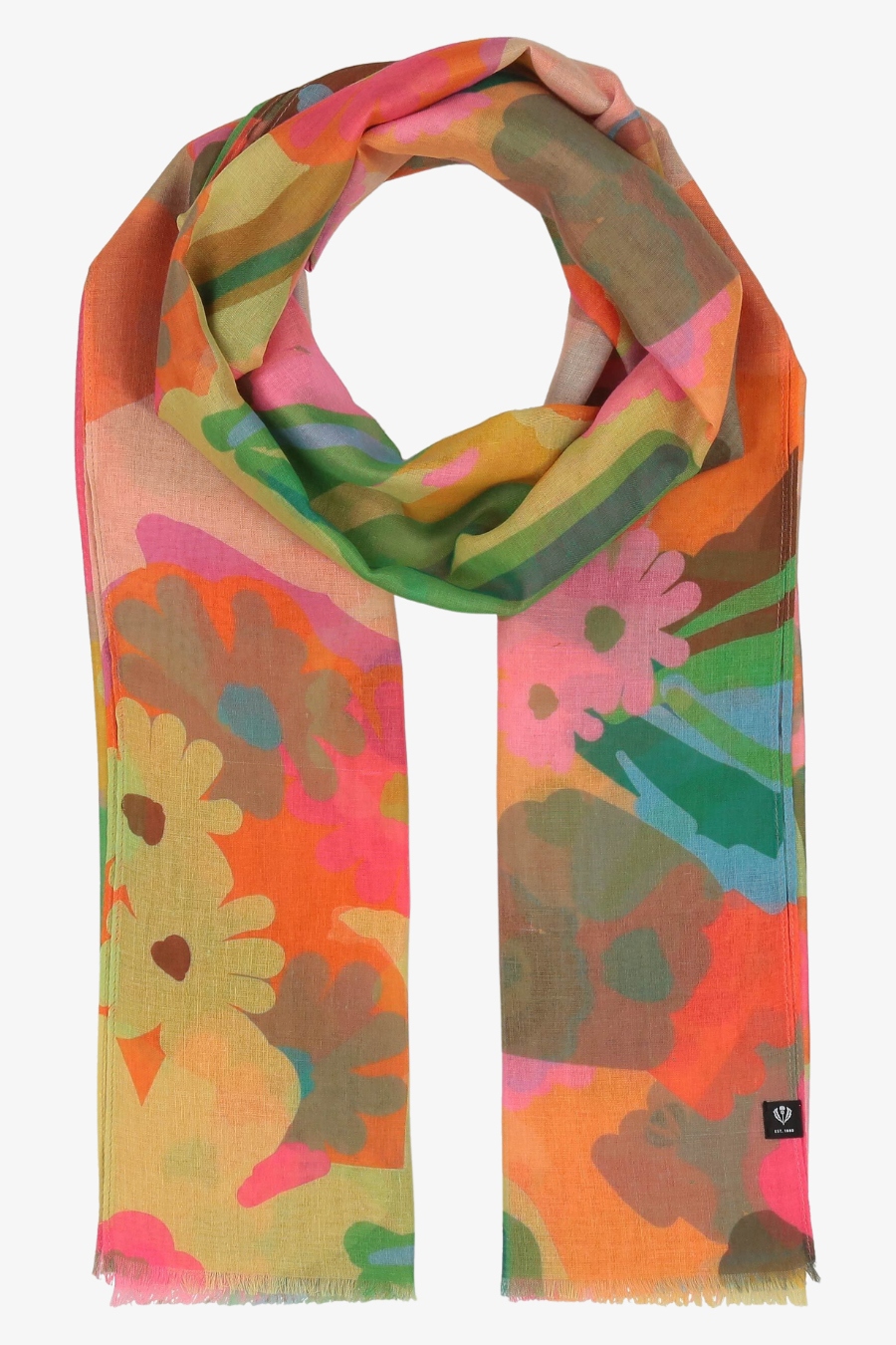 Retro Flower Eco Scarf