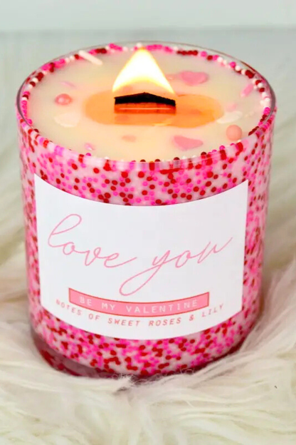 Valentine's Day Sprinkle Candle-COMING SOON