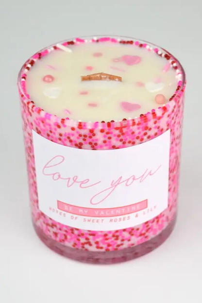 Valentine's Day Sprinkle Candle-COMING SOON