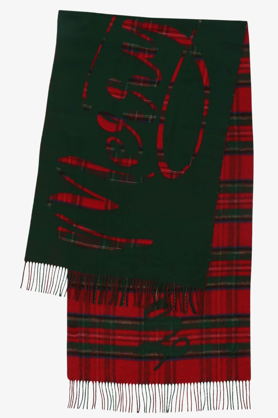 Cashmink Christmas Tartan Reversible Scarf