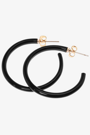 Black Acetate Hoop