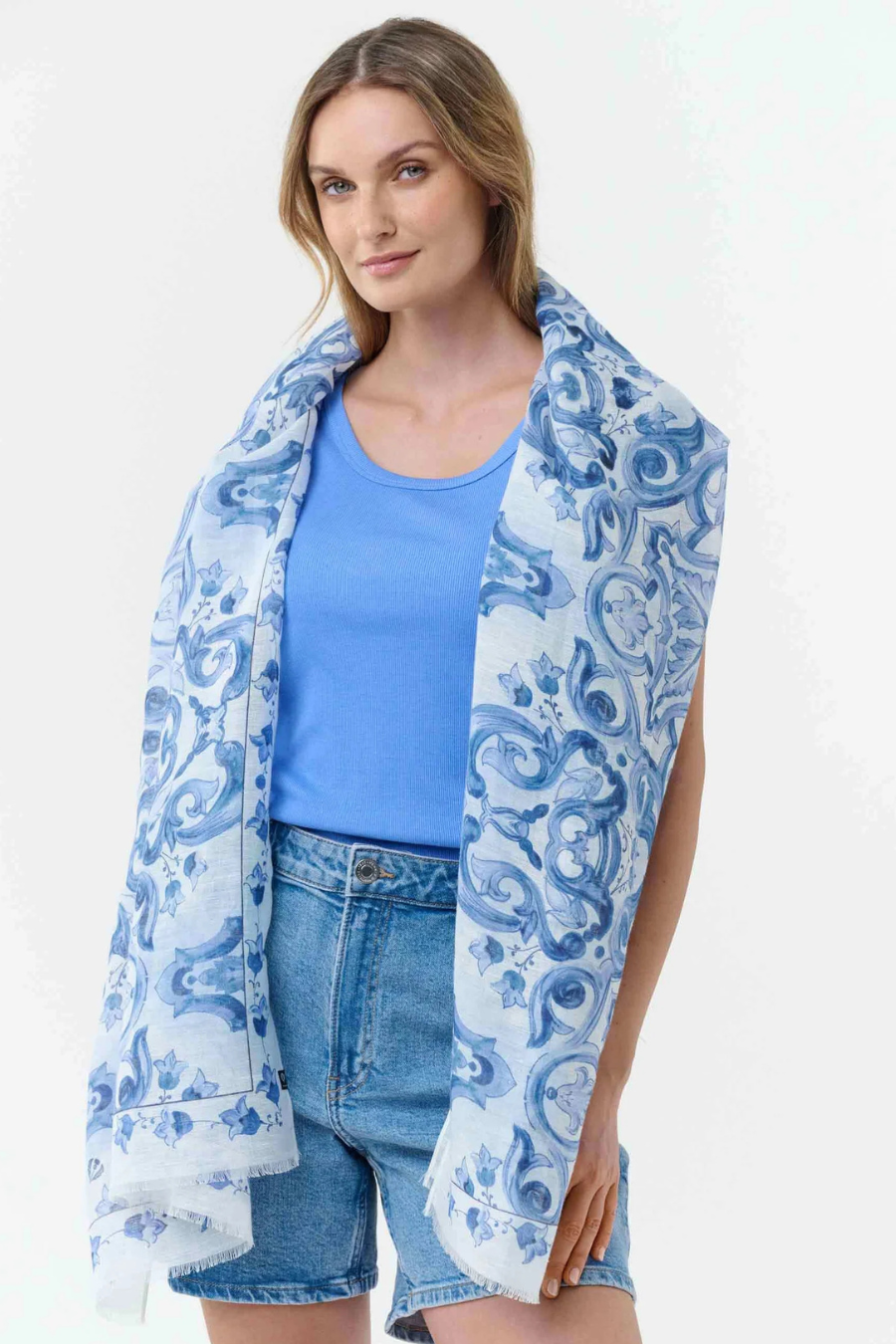 Mosaic Oblong Scarf