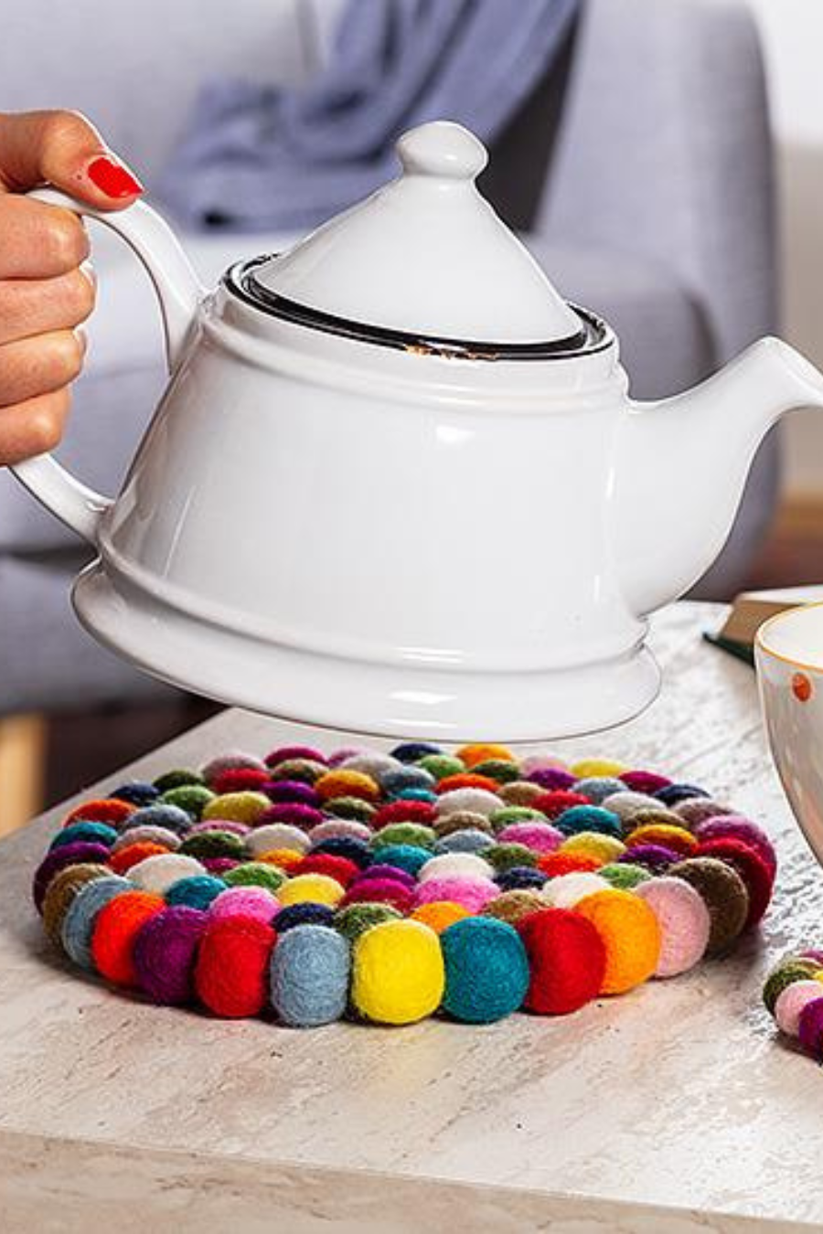 Felt Ball Trivet