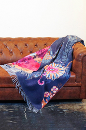 Floral Recycled Polyester Throw