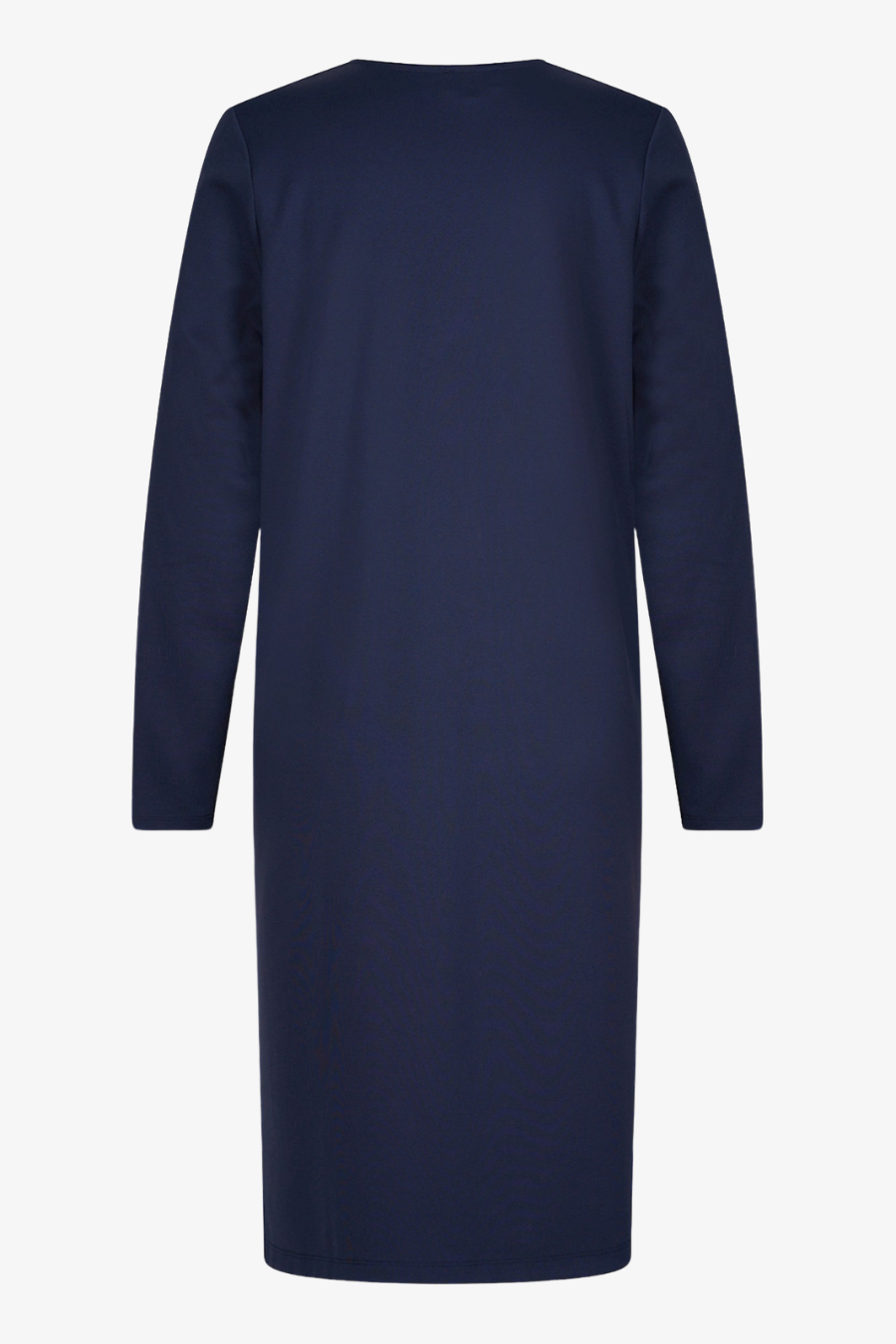 Navy V-Neck Jersey Dress