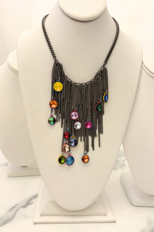 Fringe Statement Necklace