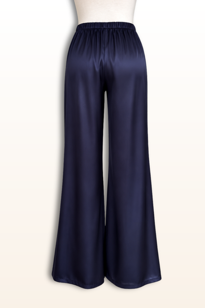 Osac Pant in Navy Satin