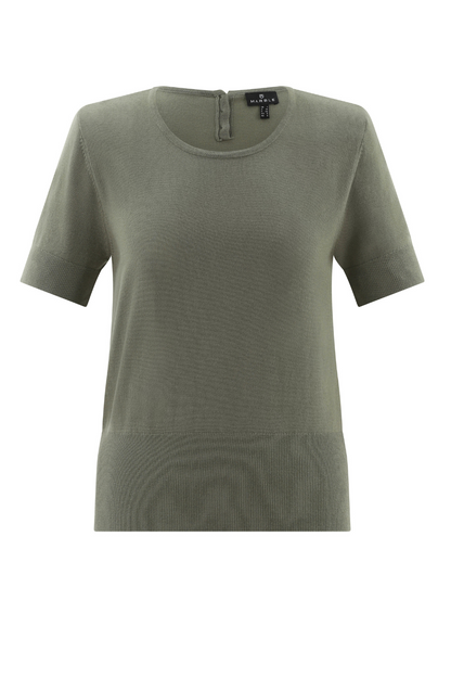 Short Sleeve Viscose Sweater