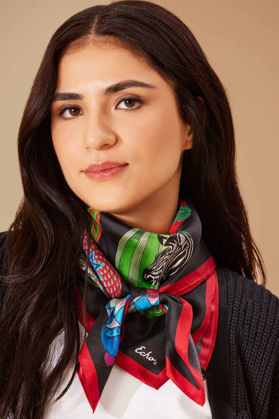 Deck The Halls 35" Silk Square Scarf