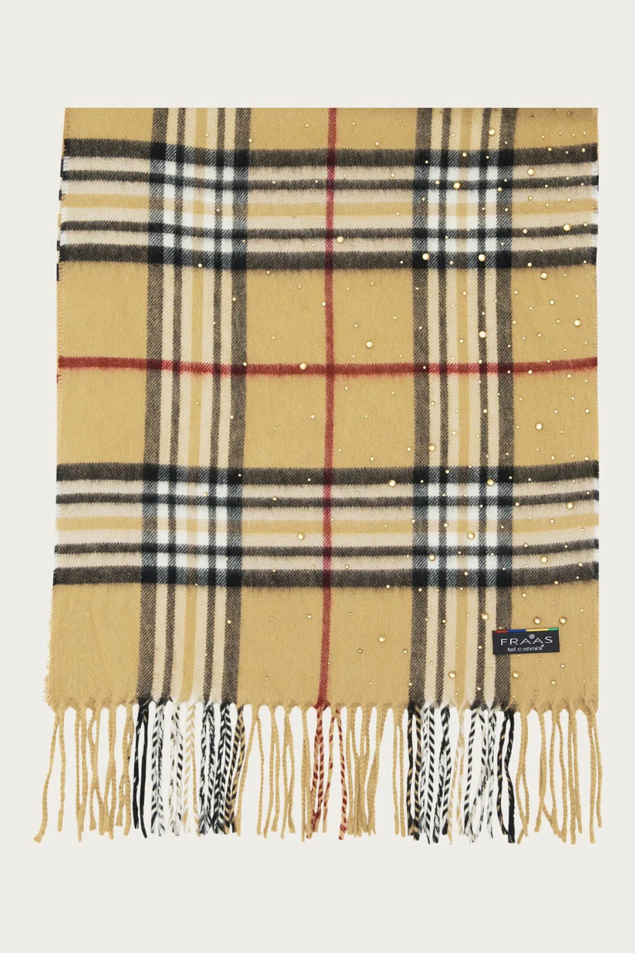 Cashmink FRAAS Plaid with Rhinestones