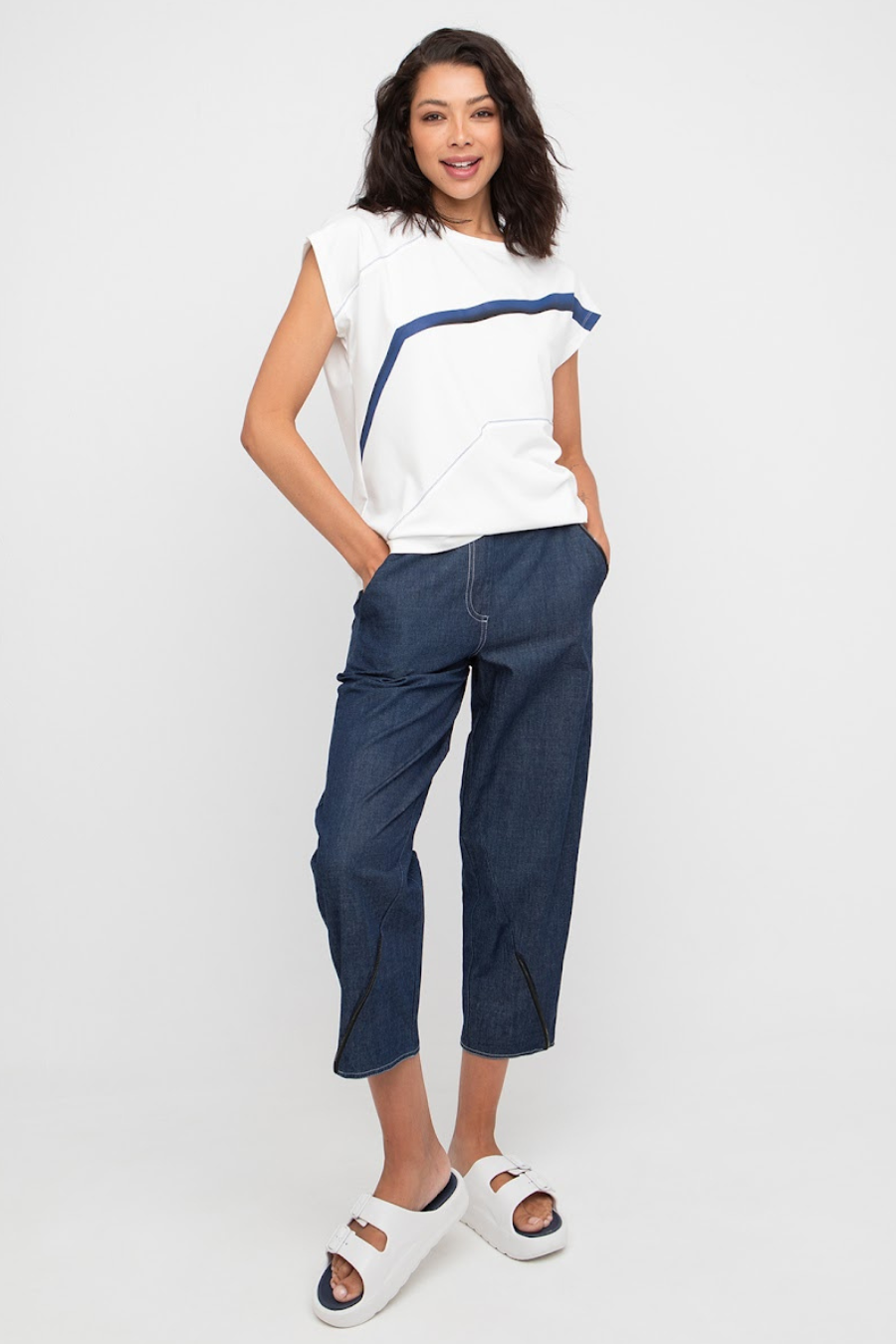 Crop Dinim Pant-COOMING SOON