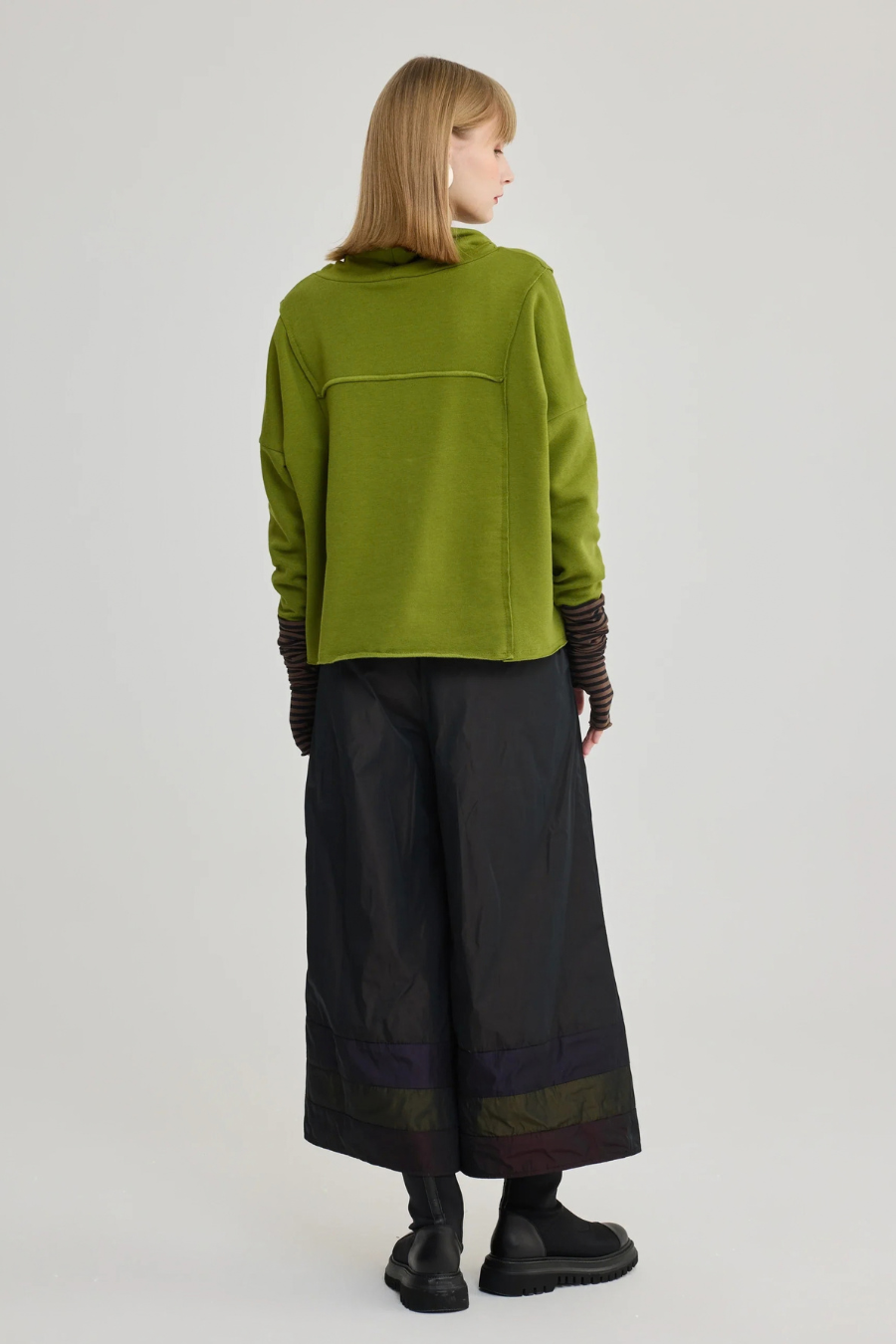 Olympia Culotte Tafetta Pant
