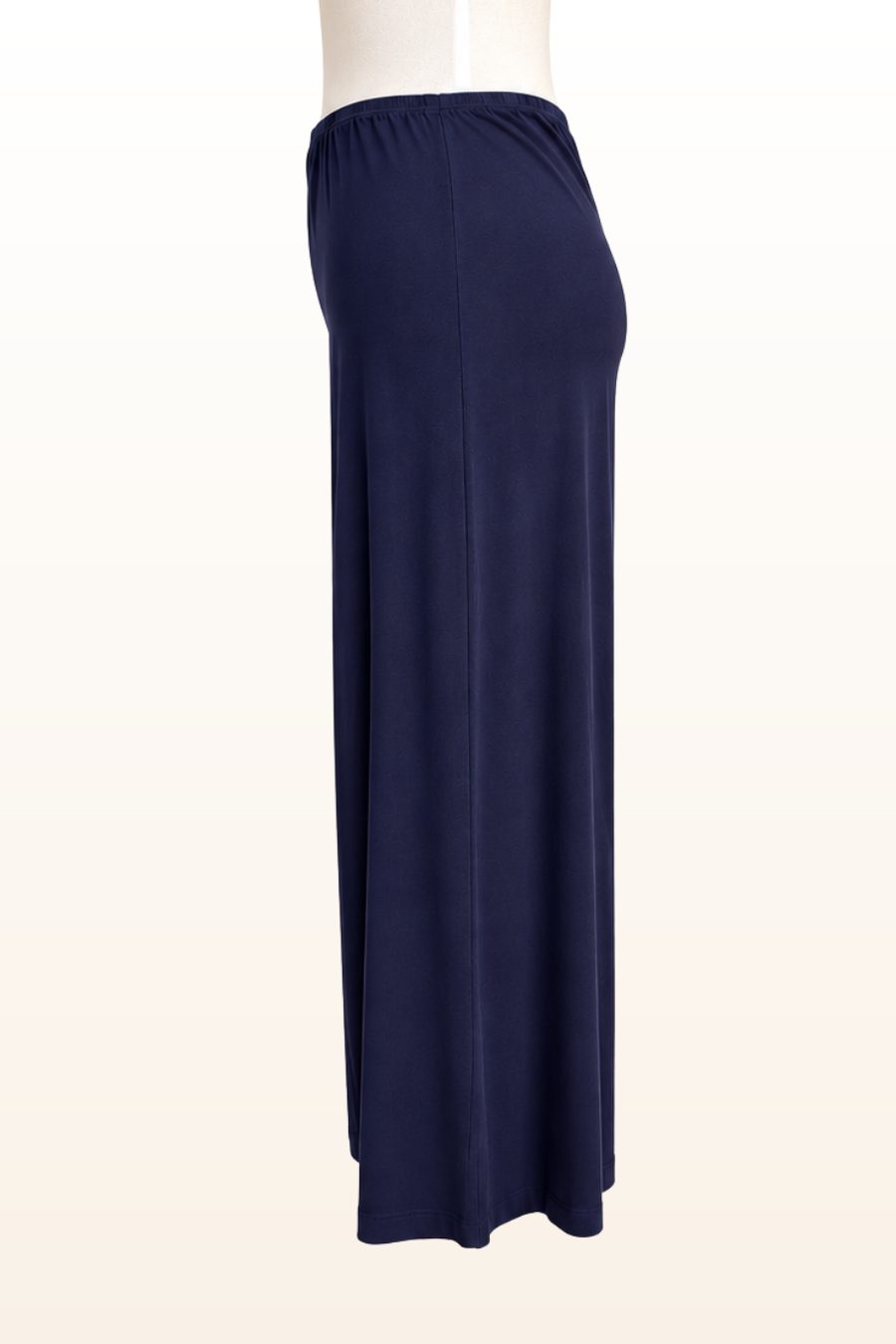 Crop Full Pant in Navy Bamboo Cotton