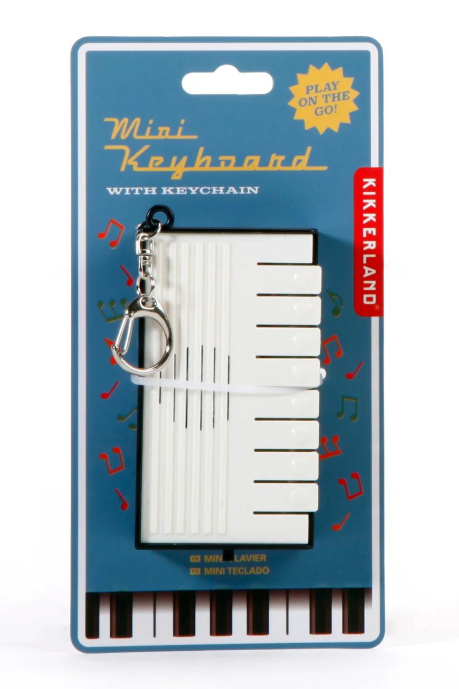 On the Go Mini Piano Keyboard Keychain