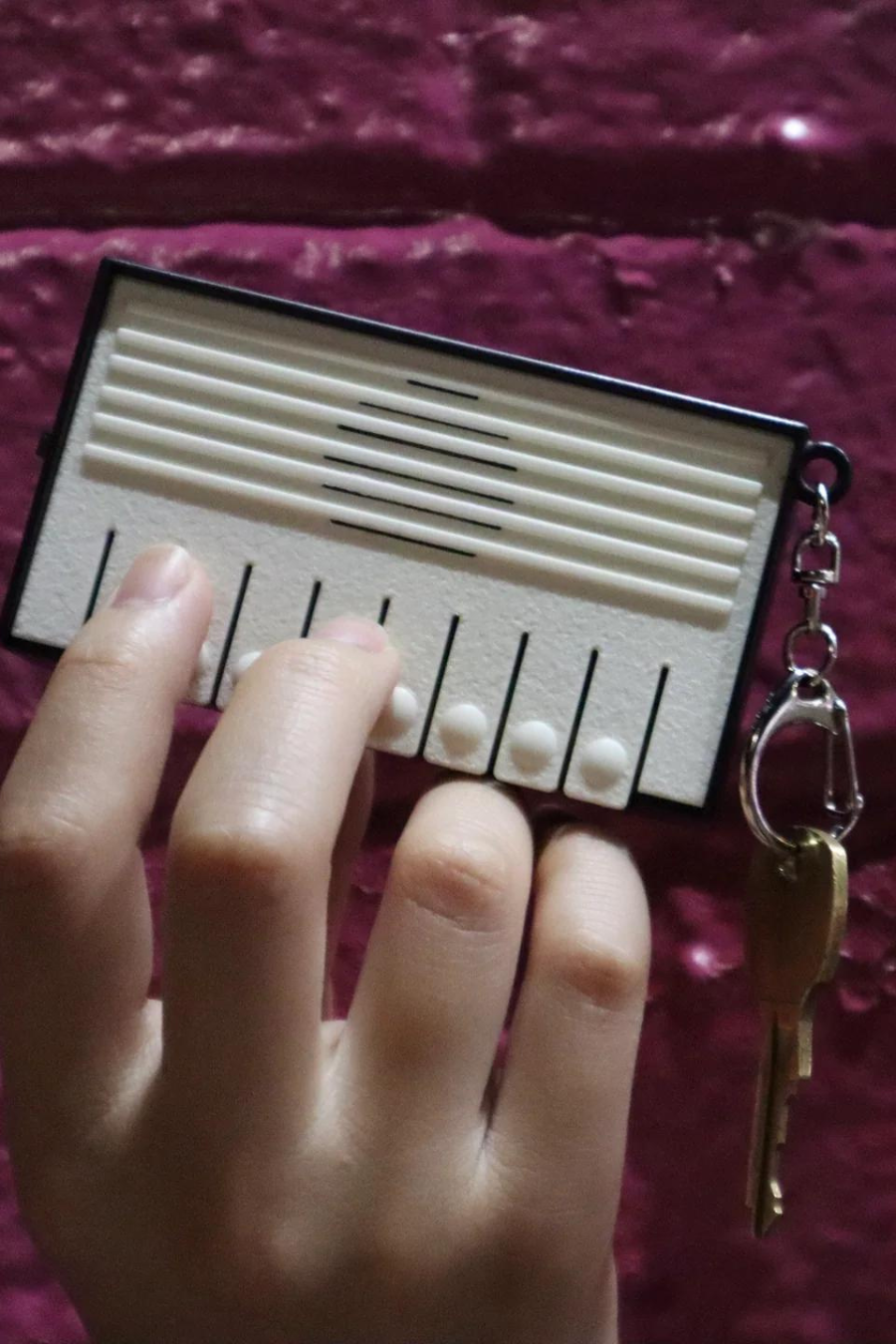 On the Go Mini Piano Keyboard Keychain