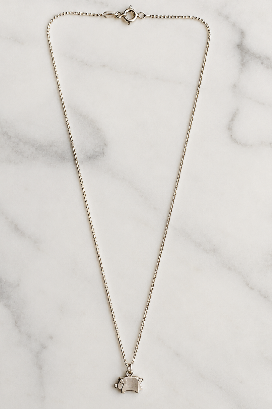 Origami Sterling Silver Pendant Necklaces