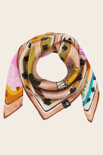 Playing Card Design Silk Square Nieckie