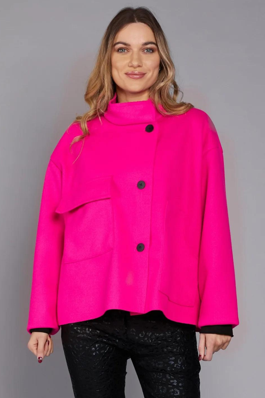 Pink Crop Jacket