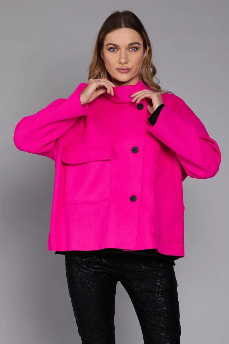 Pink Crop Jacket