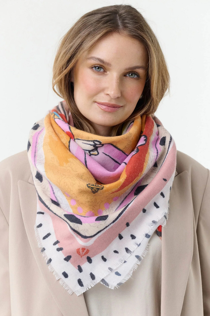 XL Playing Card Design Scarf