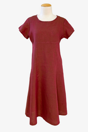 Britta Dress in Cross Dyed Linen