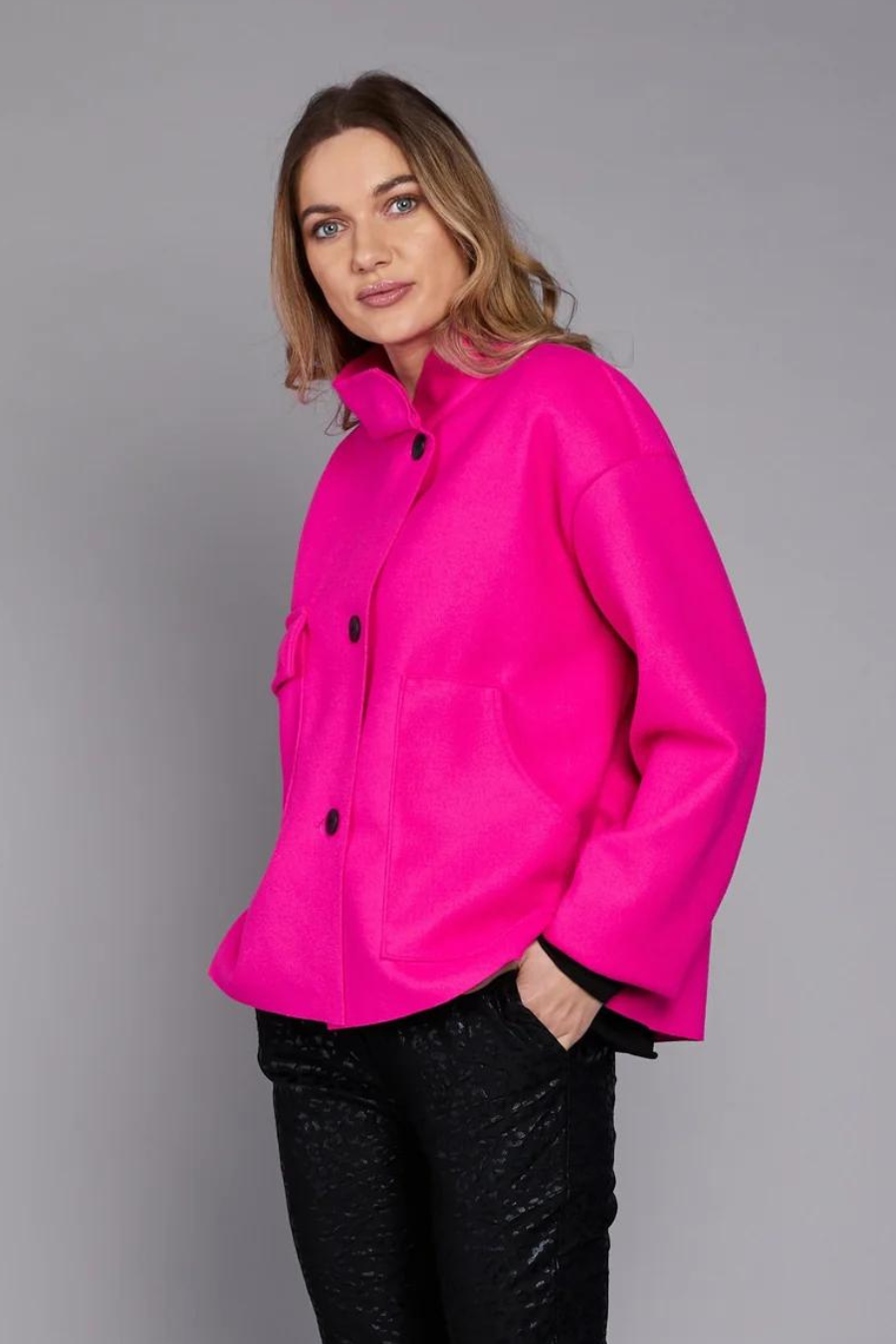 Pink Crop Jacket