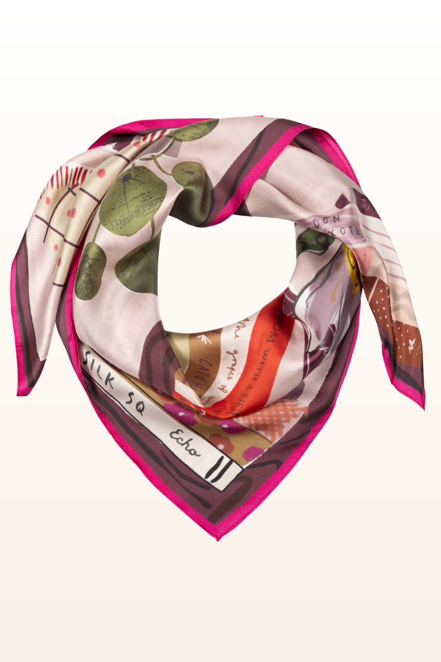 Bookworm Silk Square-COMING SOON