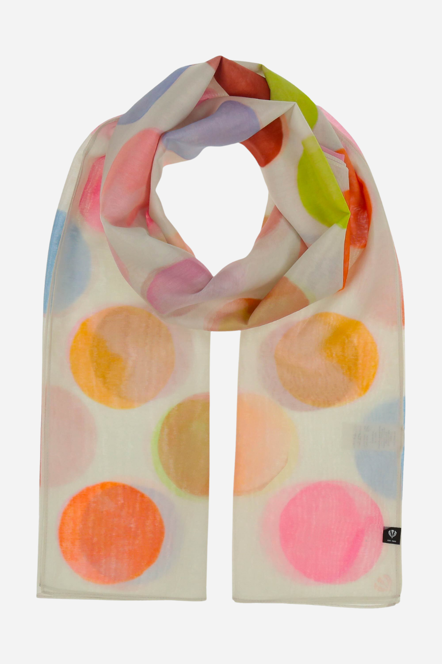 Summer Dots Cotton Oblong Scarf