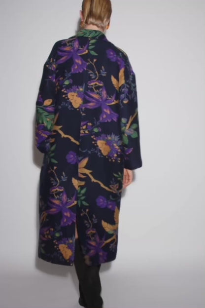 Ibis Coat (Navy)-LAST ONE!