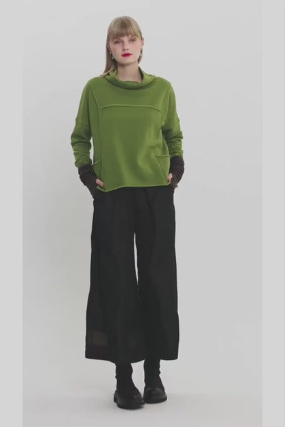 Olympia Culotte Tafetta Pant