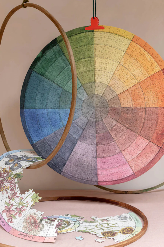 Colour Wheel 500-Piece Round Jigsaw Puzzle-COMING SOON