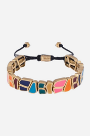 Enamel Puzzle Bracelet