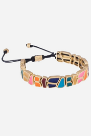 Enamel Puzzle Bracelet