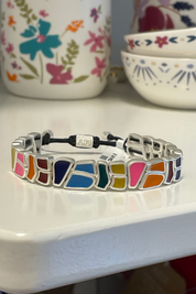 Enamel Puzzle Bracelet