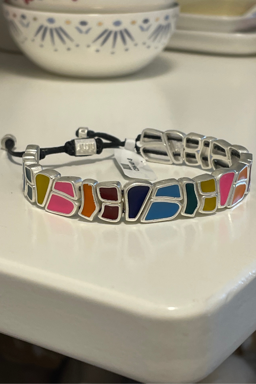 Enamel Puzzle Bracelet