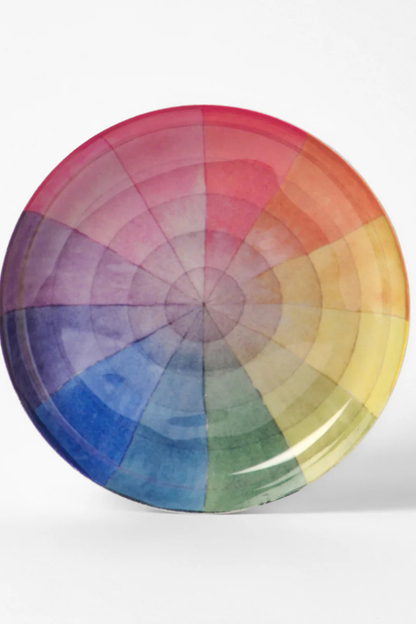 Vintage Colour Wheel Round Enamel Tray-COMING SOON