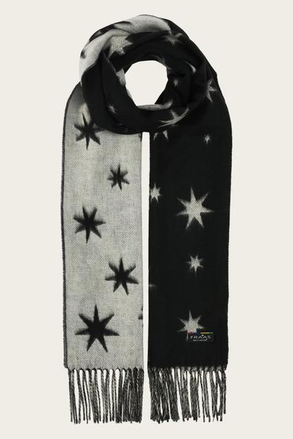 Double-sided " Cashmink" Scarf with Star Design-COMING SOON