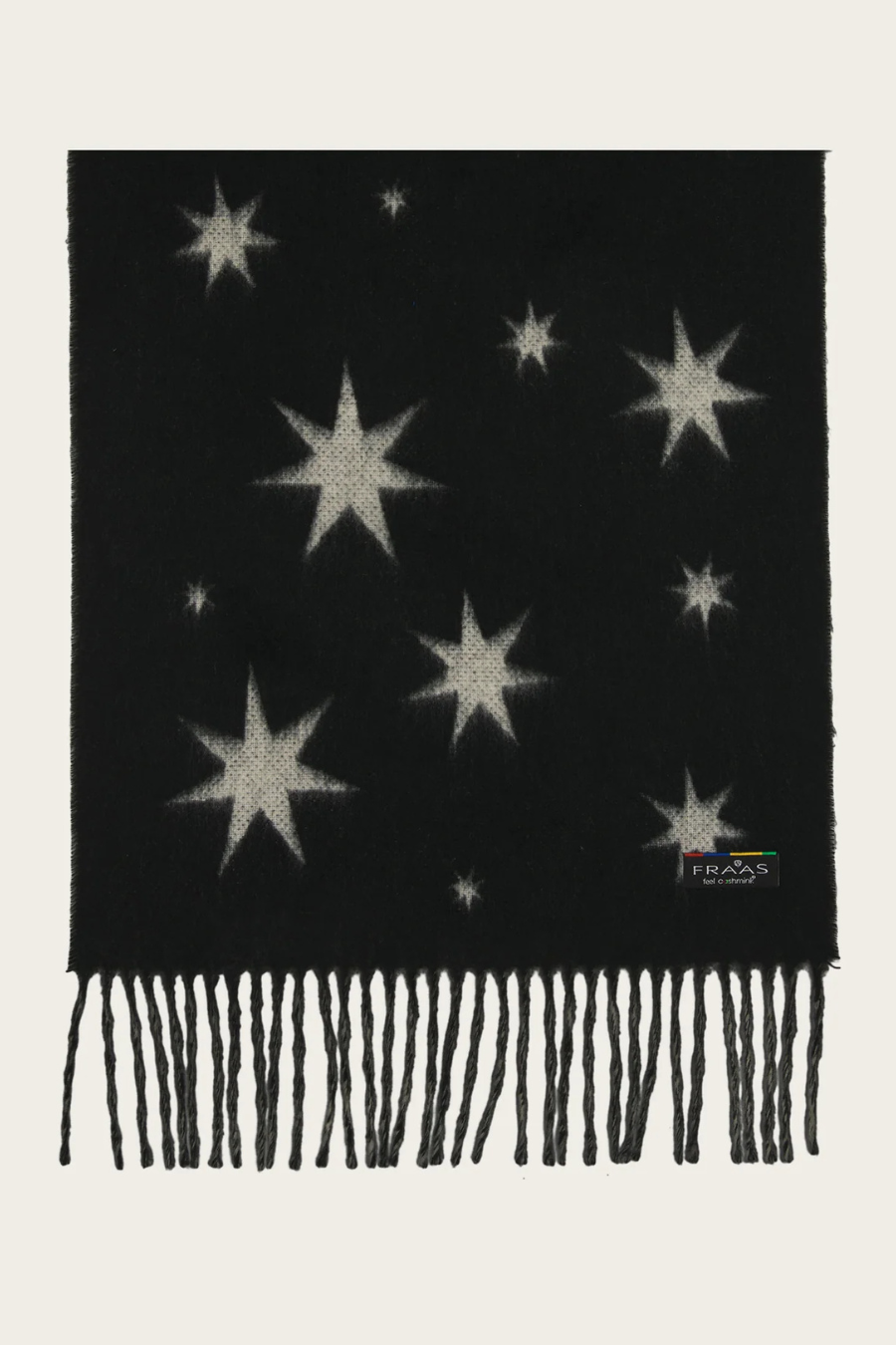 Double-sided " Cashmink" Scarf with Star Design-COMING SOON