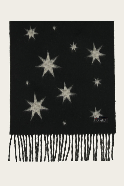 Double-sided " Cashmink" Scarf with Star Design-COMING SOON