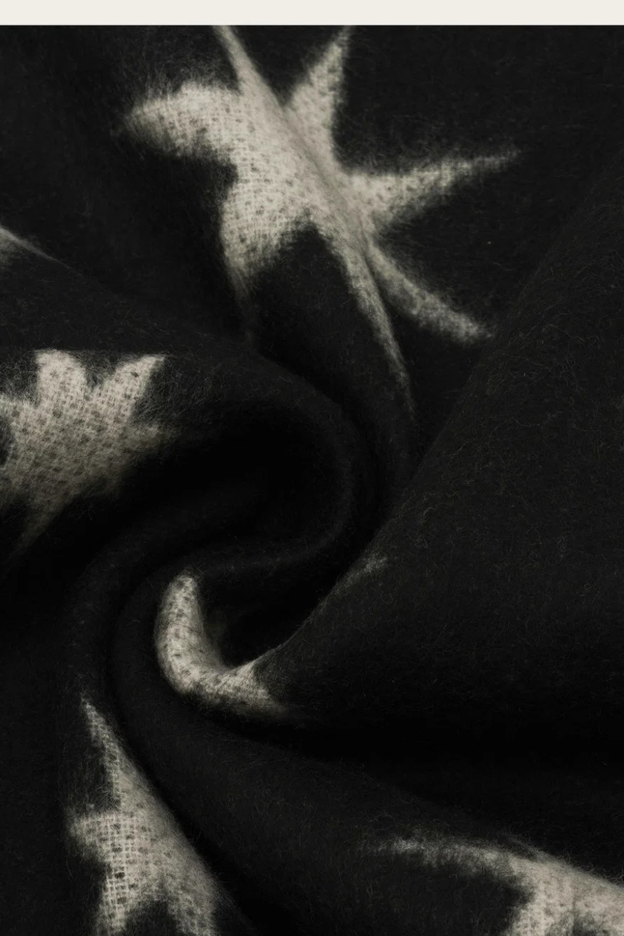 Double-sided " Cashmink" Scarf with Star Design-COMING SOON