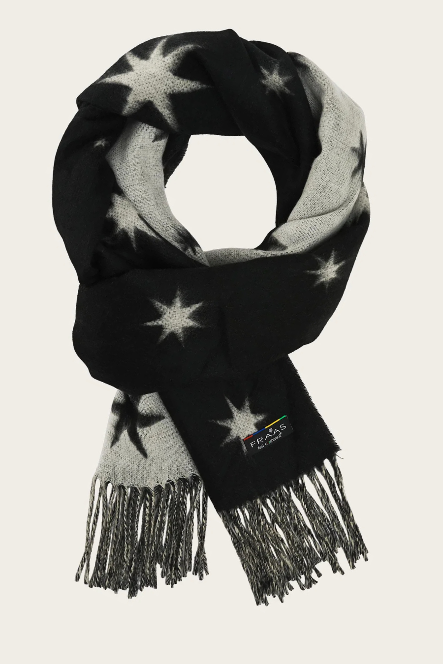 Double-sided " Cashmink" Scarf with Star Design-COMING SOON