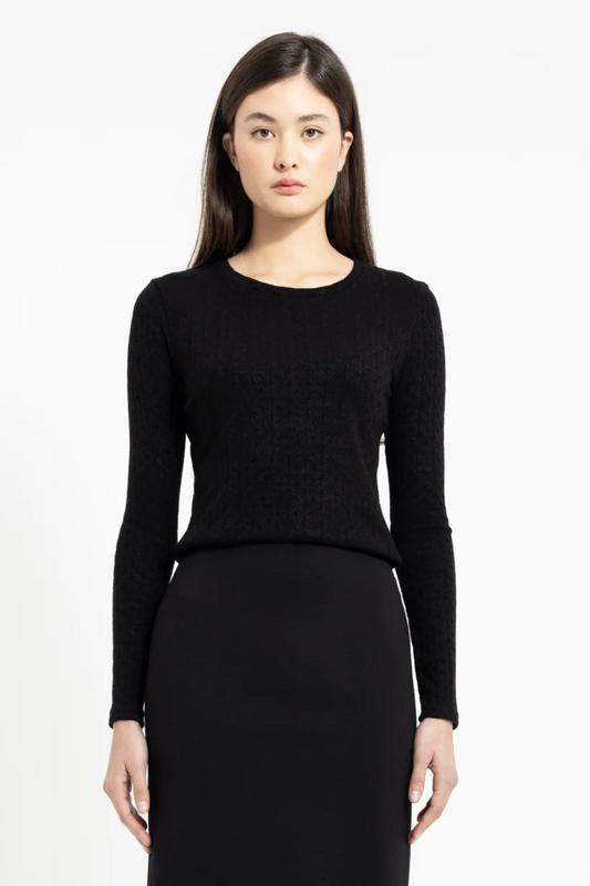 Sage Top in Black